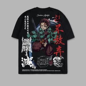 Tanjiro kamado limited 6oz oversized tee in medium
